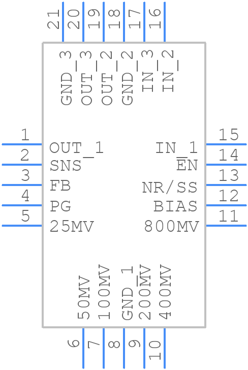 TPS7A8301ARGRR - Texas Instruments - PCB symbol