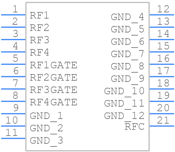 MM5230-03NDB - Menlo Microsystems, Inc. - PCB symbol