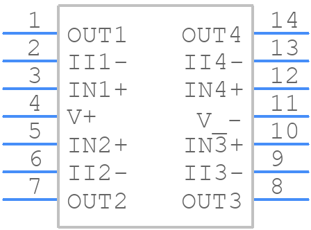 UPC824G2-E1-AP - Renesas Electronics - PCB symbol