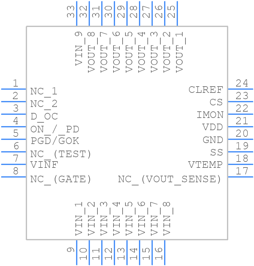 SIC32304CD-T5E3 - Vishay - PCB symbol
