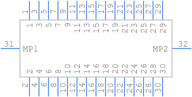 DF20F-30DP-1H(76) - Hirose - PCB symbol