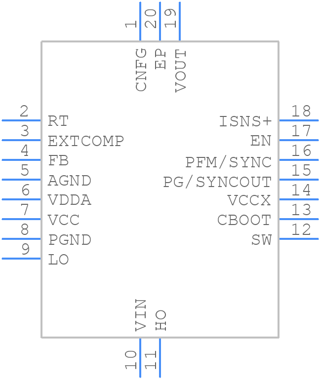 LM5148PSQRGYRQ1 - Texas Instruments - PCB symbol