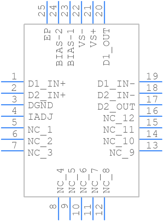 THS6232RHFR - Texas Instruments - PCB symbol