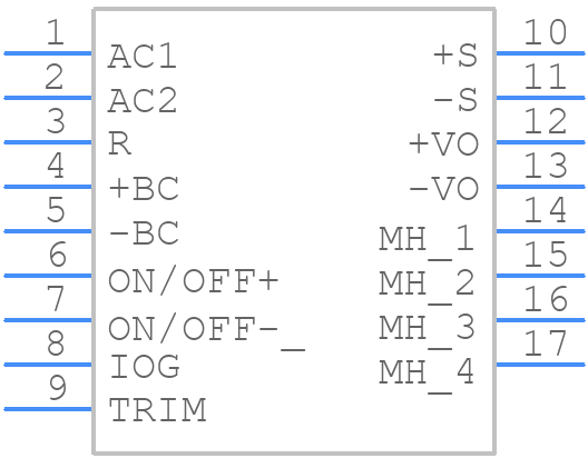 PDF700S560 - Cincon - PCB symbol