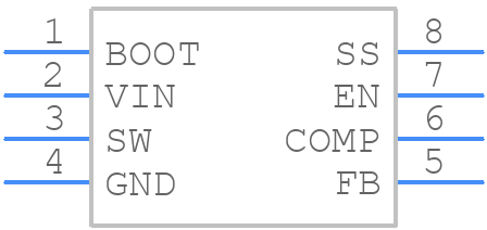 RT8296AHGSP - RICHTEK - PCB symbol