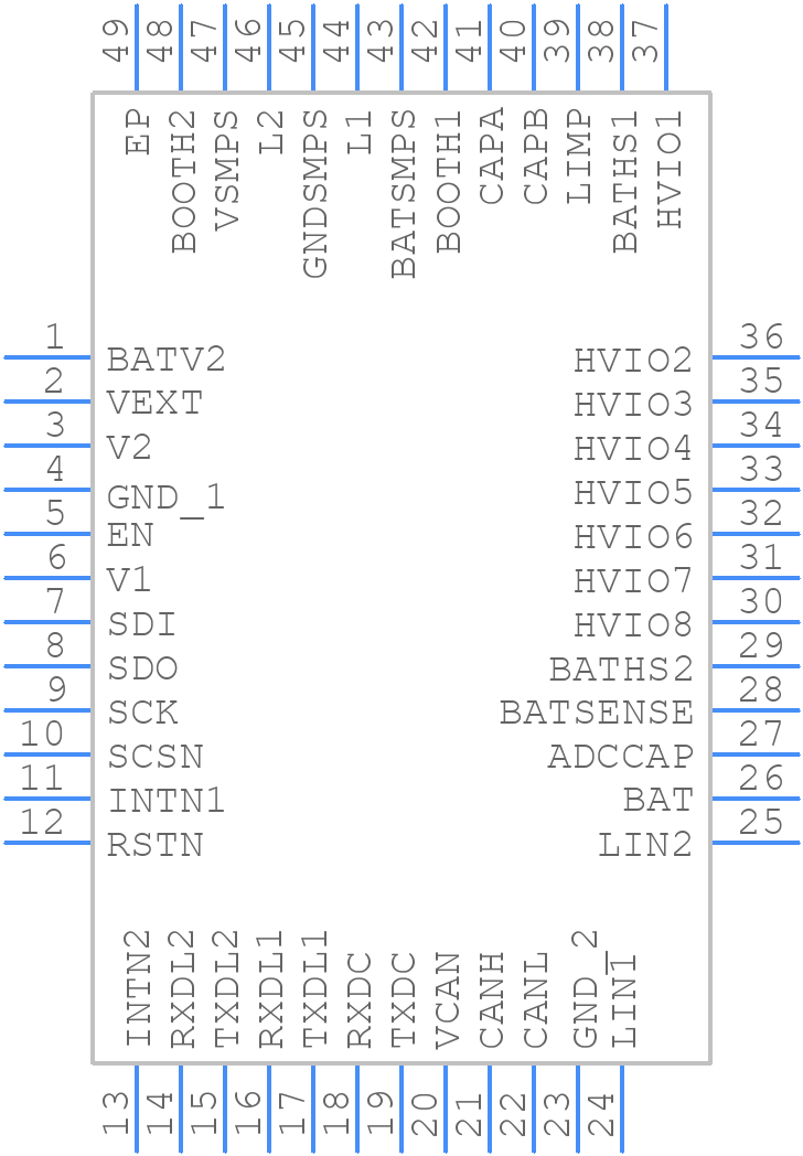 UJA1136AHW - NXP - PCB symbol