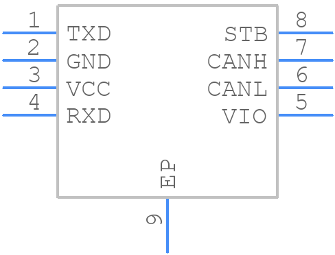 TJA1044BTK/0J - NXP - PCB symbol