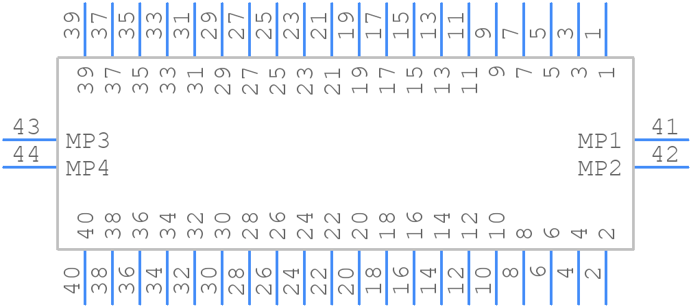DY01-040S - KEL CORPORATION - PCB symbol