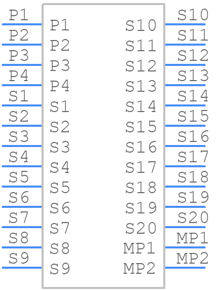 10159558-420421RLF - Amphenol - PCB symbol