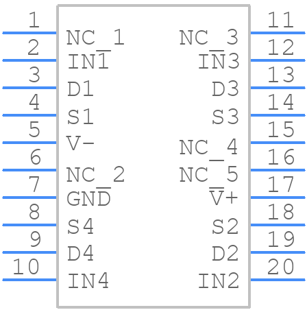 5962-9204102M2C - Analog Devices - PCB symbol