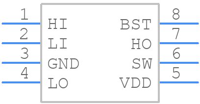 NSD1624-DSPR - NOVOSENSE - PCB symbol