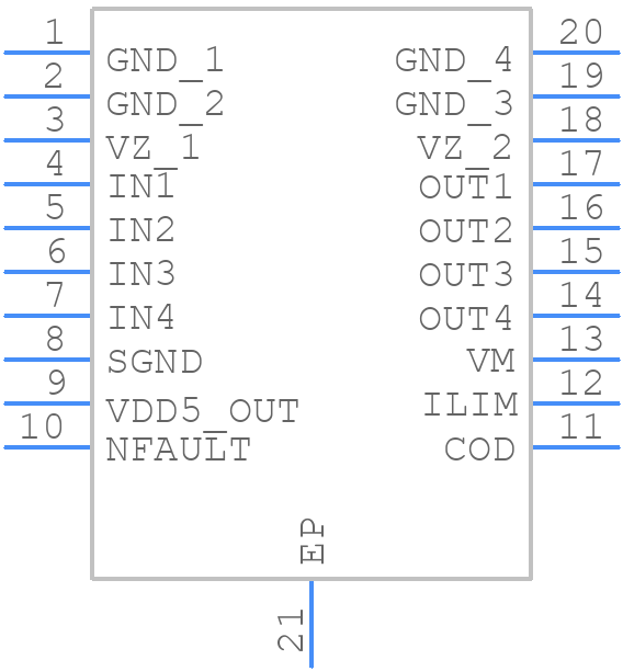 NSD5604E-DHTSTR - NOVOSENSE - PCB symbol