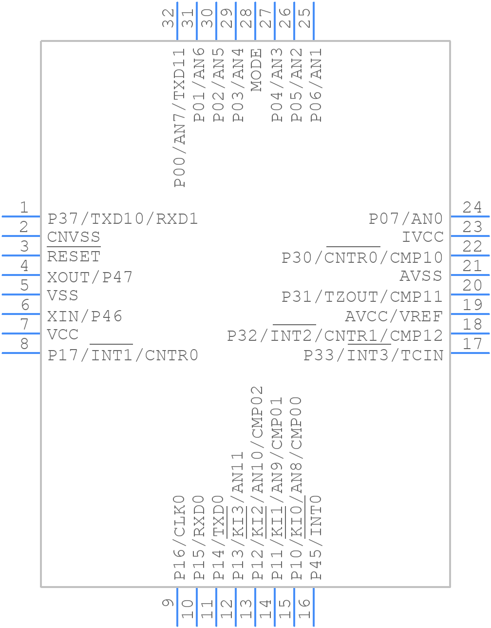 R5F21112FP#U0 - Renesas Electronics - PCB symbol