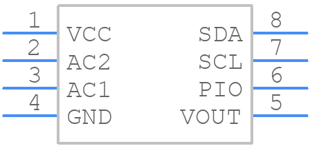 MAX66242ESA+ - Analog Devices - PCB symbol