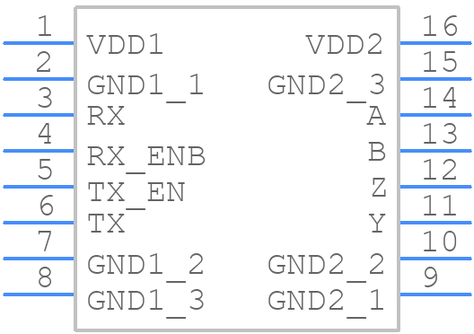 SI85837D-IS - Skyworks - PCB symbol
