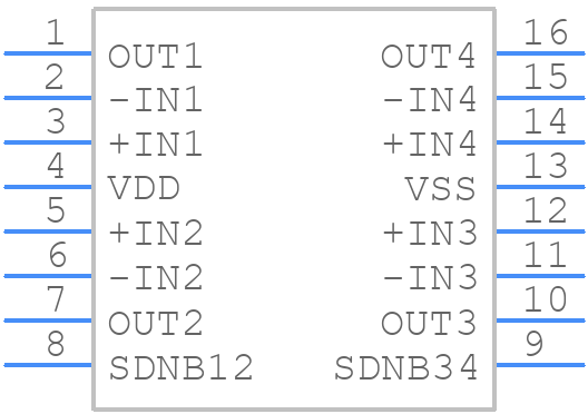 BD7285FV-LBE2 - ROHM Semiconductor - PCB symbol