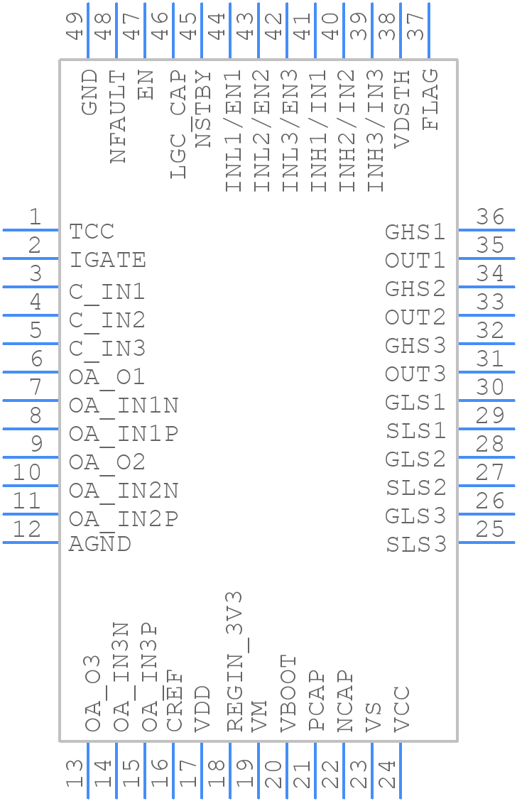 STDRIVE102BH - STMicroelectronics - PCB symbol