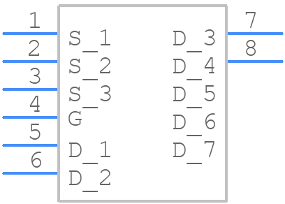 NVTFS004N04CETAG - onsemi - PCB symbol