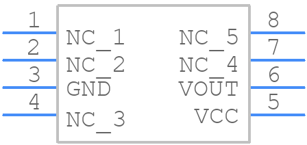 ACS37630LOLLU-004B5 - Allegro Microsystems - PCB symbol
