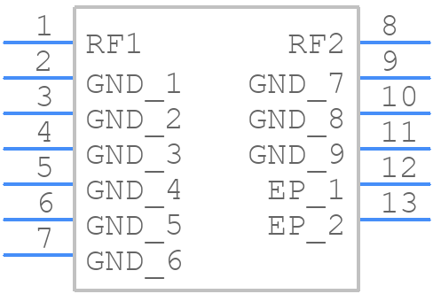 CBP4-A3G+ - Mini-Circuits - PCB symbol