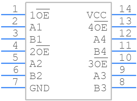 TC7MBL3125CFT(QCEL - Toshiba - PCB symbol