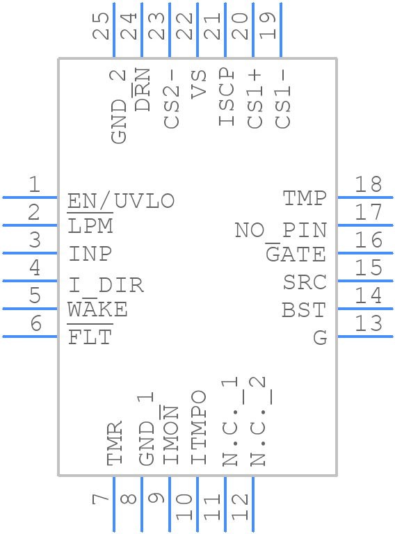 TPS48121QRGERQ1 - Texas Instruments - PCB symbol