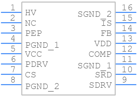 MPX2002GY-Z - Monolithic Power Systems (MPS) - PCB symbol