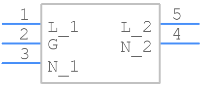 DAP3-12A - Dorexs - PCB symbol