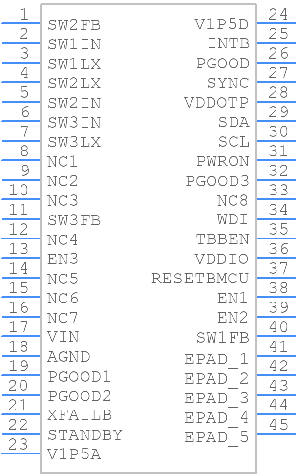 MPF5023CMMA0ES - NXP - PCB symbol