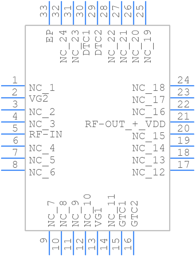 PMA5-83-LV+ - Mini-Circuits - PCB symbol