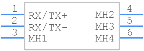 spe-t1-m8mrm-90 - Phoenix Contact - PCB symbol