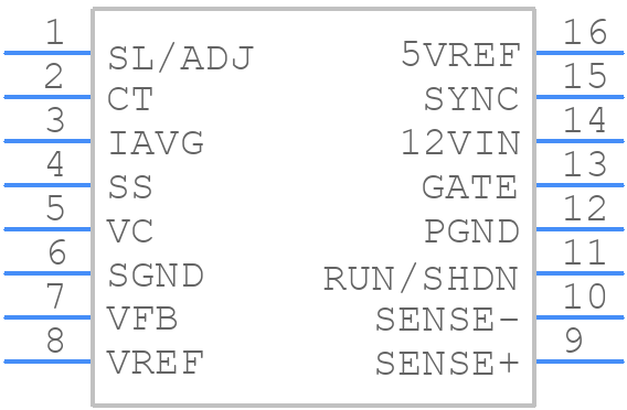 LT1680CSW#PBF - Analog Devices - PCB symbol