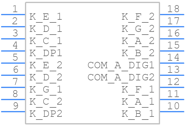 DA56-51QBWA/D - Kingbright - PCB symbol