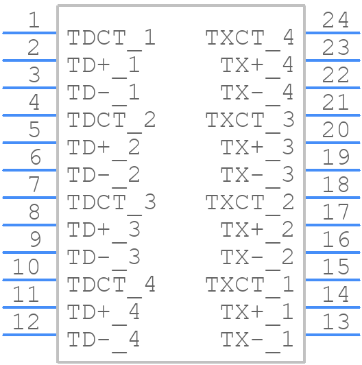 HX4110NL - Yageo Group - PCB symbol