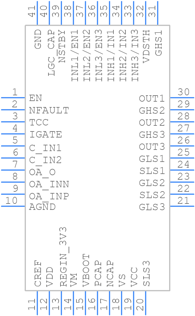 STDRIVE102HTR - STMicroelectronics - PCB symbol