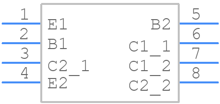 PBSS4260PAN-QX - Nexperia - PCB symbol