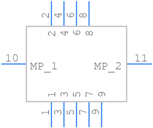 DF9B-9P-1V(32) - Hirose - PCB symbol