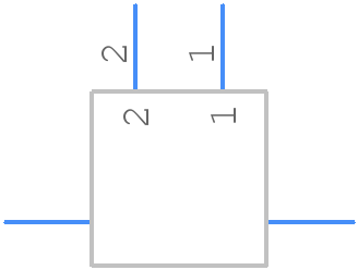 1054301102 - Molex - PCB symbol