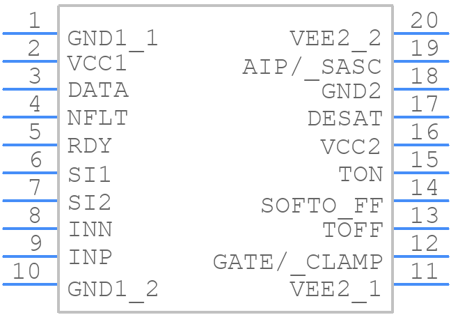 1EDI3035ASXUMA1 - Infineon - PCB symbol