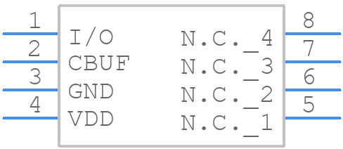 TLE49SRC8XUMA1 - Infineon - PCB symbol