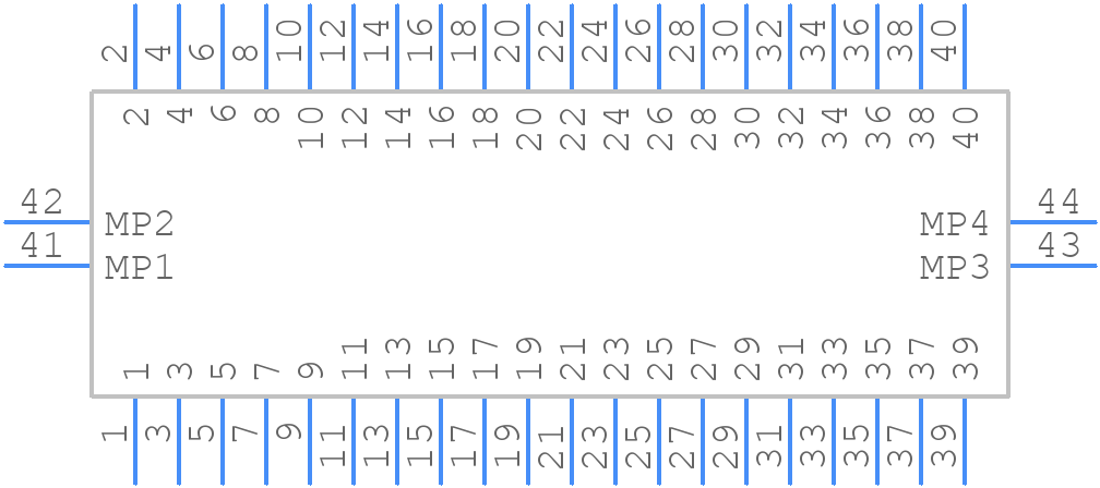 AXF6G4012 - Panasonic - PCB symbol