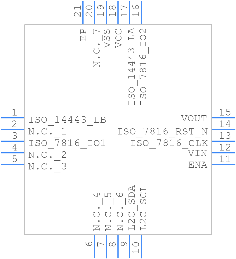 SE051H2HQ1 - NXP - PCB symbol