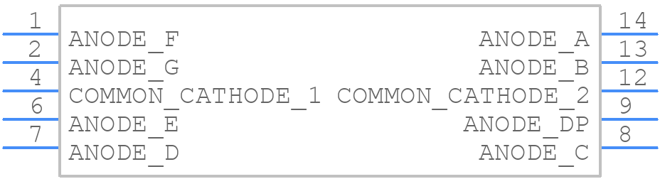 LTS-4940AHR - Lite-On - PCB symbol