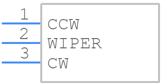 67WR100KLFTB - TT Electronics - PCB symbol