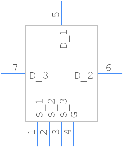 STL100N4LF8 - STMicroelectronics - PCB symbol