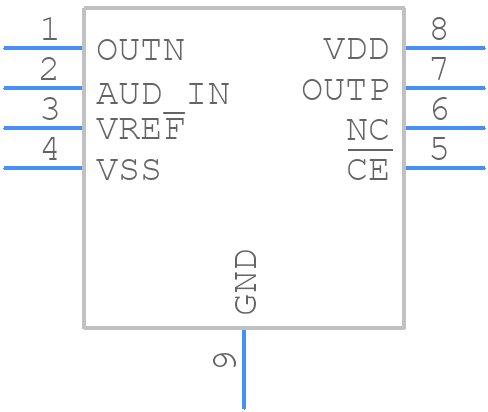 HT82V73A - Holtek - PCB symbol