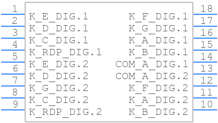 LDD056BUE-101-03 - WENRUN - PCB symbol