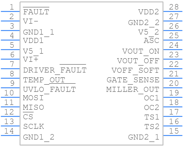 ADUM4137WBRNZ - Analog Devices - PCB symbol