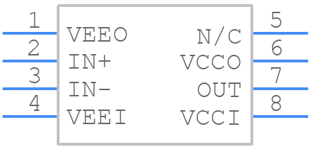 TLV1871DDFR - Texas Instruments - PCB symbol