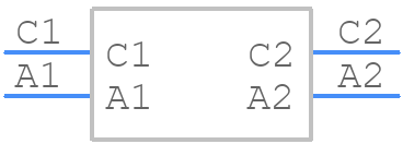 SL76-1 - ADVANCED PHOTONIX - PCB symbol